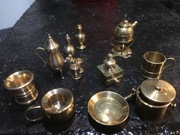 Mosiężne bibeloty - cały zbiór 