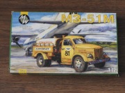 NIEKOMPLETNY Model MZ-51M (Military Wheels 1:72)