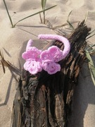 Opaska do włosów motylki hand made