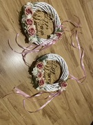 DEKORACJA AUTA DO ŚLUBU ZESTAW WIANKÓW DOM PANI MŁODEJ PANA MŁODEGO