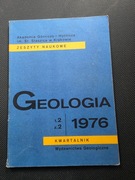 Zeszyt naukowy Geologia 1976 t.2 z.2 