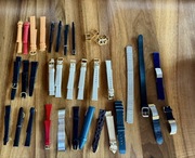 Komplet pasków do zegarków – męskie i damskie – vintage, NOS komplet 1