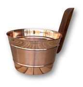 Wiaderko miedziane do sauny o pojemności 4L