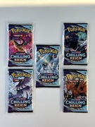 5 x SWORD & SHIELD CHILLING REIGN BOOSTER FULL ART SET / UNIKAT