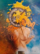 OBLICZE CZASU- NOWOCZESNY OBRAZ NA PŁÓTNIE 60 x70