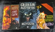 3 x Graham Masterton - "Ciało i krew" - "Ikon" - "Bazyliszek".