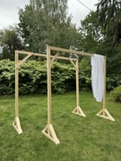 Drewniana pergola ślubna 2 szt.