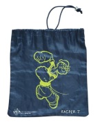 Worek na buty i strój – granatowy z aplikacją kaczora!