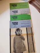 Magazyn wykroje i wzory nr 5,9,10 1970, 2 1971