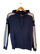 Bluza z kapturem Adidas niebieska z logiem s