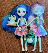 Enchantimals żaba krokodyl 2 laleczki