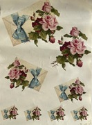 Papier do decoupage koperty Sweet Rose 29x42