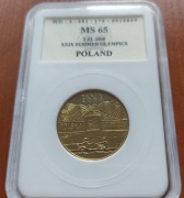 2 PLN - 809 - Olimpiada w Pekinie - 2008 Grading MS65 PCG