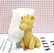 Siedząca ŻYRAFA forma silikonowa 8*7 do Odlewów Świec Mydła Gipsu Żywic 