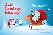 Gra świąteczna Złap Świętego Mikołaja 