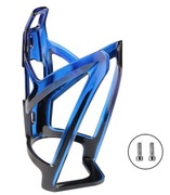 Lekki uchwyt na bidon rowerowy czarno-czerwony uniwersalny koszyk na bidon