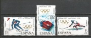 Hiszpania 1968 Mi 1735-1737 olimpiada sport**czysty