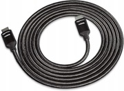 Kabel przewod HDMI 4K w oplocie 10,2 Gb/s czarny 3 metry