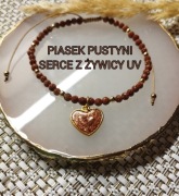 Bransoletka z kamienia naturalnego Piasek Pustyni 
