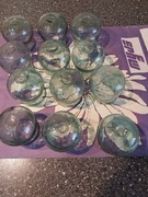 BAŃKI SZKLANE OGNIOWE MEDYCZNE + ORYGINALNA TORBA SPHW LATA 70 PTL