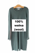 100% wełna sukienka vintage wełniana Blus' Bar S