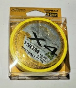 PLECIONKA MISTRALL SHIRO X4 0,32 mm / 150m ŻÓŁTA
