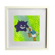 RAMKA POPART 32x32cm wnętrze Domald mieszkanie Pokemon Gengar świecący UV