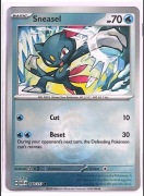 POKEMON TCG ASCENDED HEROES  044/217 SNEASEL DUSK BALL REVERSE HOLO