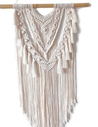 Makrama ścienna wisząca ozdoba na ścianę styl boho