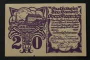 Notgeld Austria miasto Linz 20 Heller 1921 