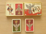 Dwie talie kart do gry Piatnik Polonia + talia 24 i kości gratis