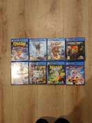 Zestaw gier ps4 GTA 5 LEGO movie Minecraft knack rayman