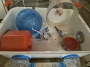 Klatka dla chomika z akcesoriami 