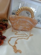 Torebka Wieczorowa - Akrylowa mozaikowa kopertówka