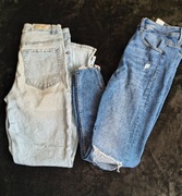 Cropp/ Hause 2szt spodnie jeansowe damskie/młodzieżowe roz S/M