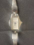 VINTAGE Zegarek Damski GUCCI 90s szwajcarski kwarc biżuteryjna bransoletka