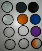 Filtry 58mm 12 sztuk 