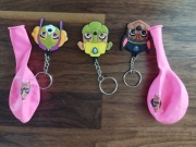 Psi Patrol breloczki zestaw 3 sztuk +balony