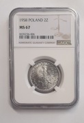 2 Złote Jagody 1958  NGC - MS 67