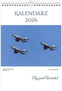 Kalendarz ścienny 2026 lotniczy pionowy A3 