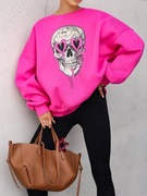 BLUZA DRESOWA BASIC OVERSIZE NADRUK NOWA KOLEKCJA POLSKA MARKA 