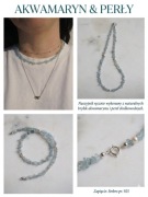 Ręcznie Robiony Naszyjnik: Akwamaryn i Perły – Unikat!