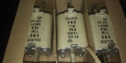 bezpiecznik przemysłowy  wkładka topikowa   1/gL  35A  500V 120 kA