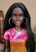 Barbie Fashionistas 90 Rainbow Bright 2017 June lalka Doll Mattel AA Black