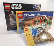LEGO: SW 40658+CREATOR 40602+gratis 11975