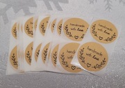 Naklejki handmade with love