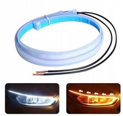 Światła Dzienne led białe + pływające kierunkowskazy 