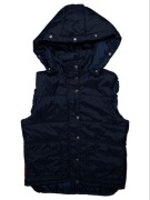 Ciemno granatowa kamizelka Prada rozpinana z kapturem gucci nike