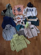 Zestaw 61 szt. Coccodrillo zara h&m cool club getry bluzy koszulki t-shirt