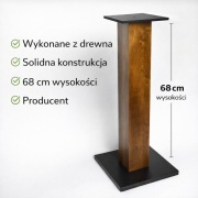 Stojaki Pod Kolumny Drewno Standy Podstawki Głośniki Dąb